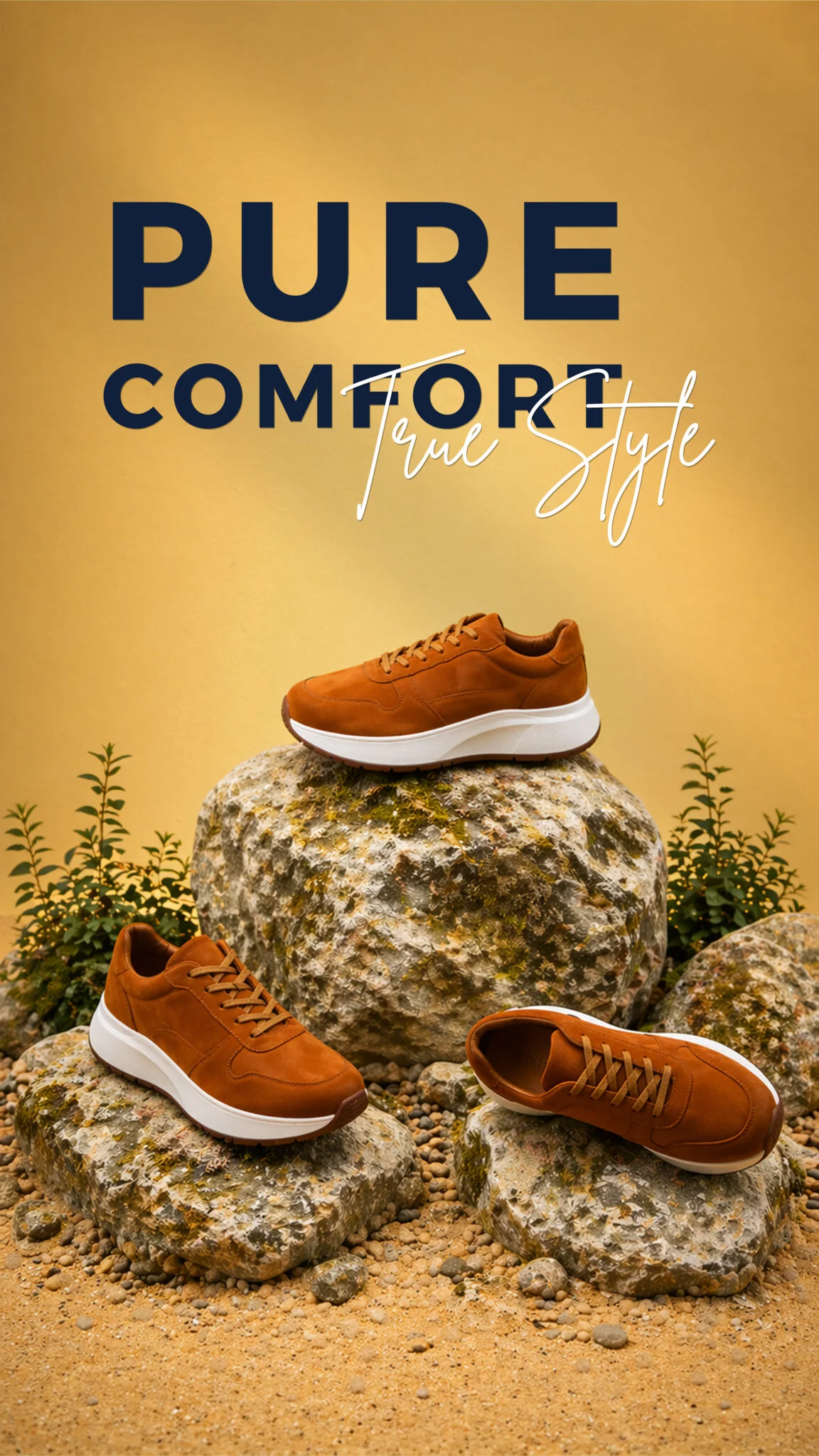 PM Footwear Pure Comfort campaign